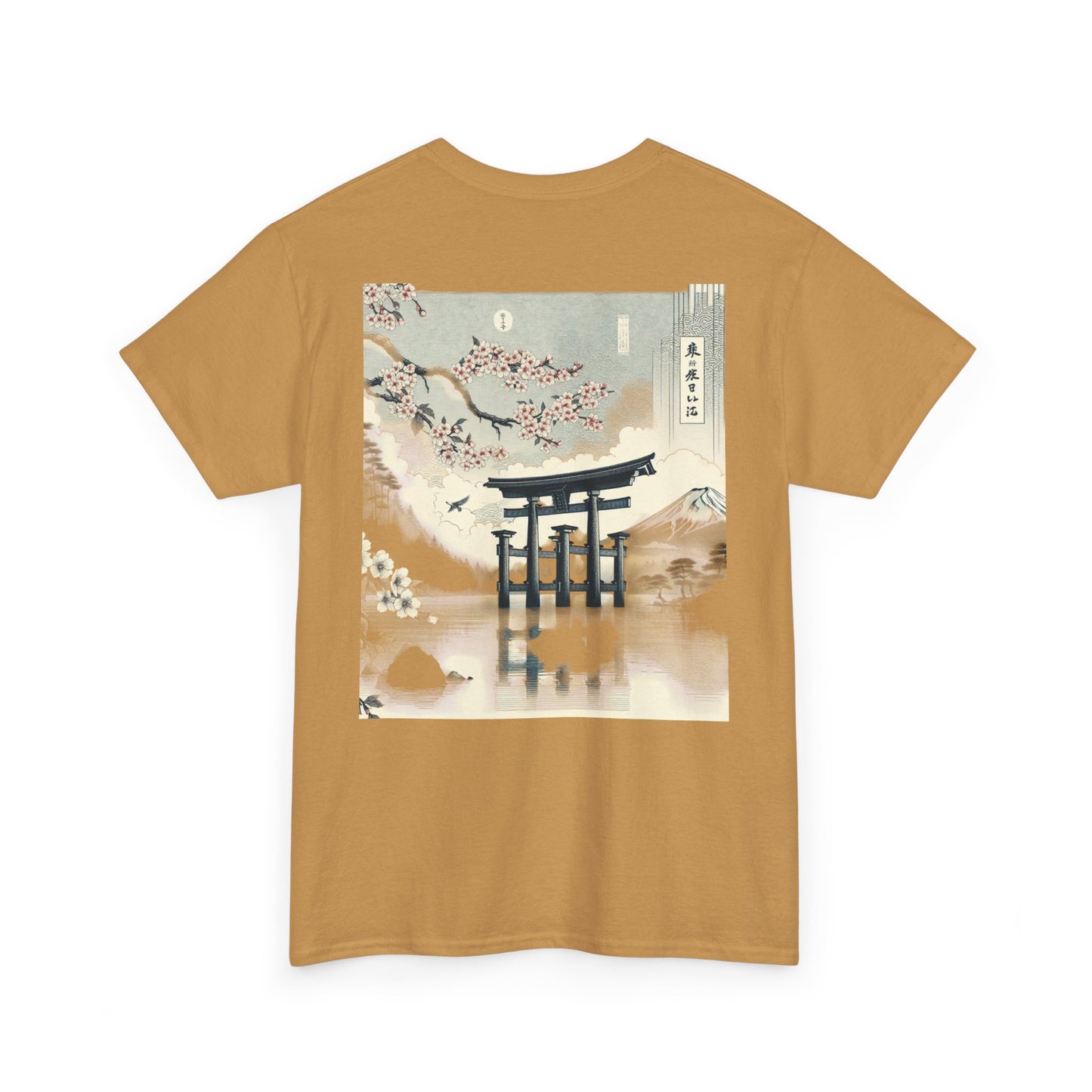 Japanese Torii Gate Unisex Tee - Strength and Tranquility Inspired Design