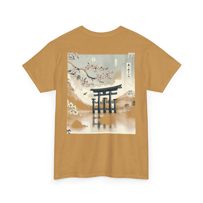 Japanese Torii Gate Unisex Tee - Strength and Tranquility Inspired Design