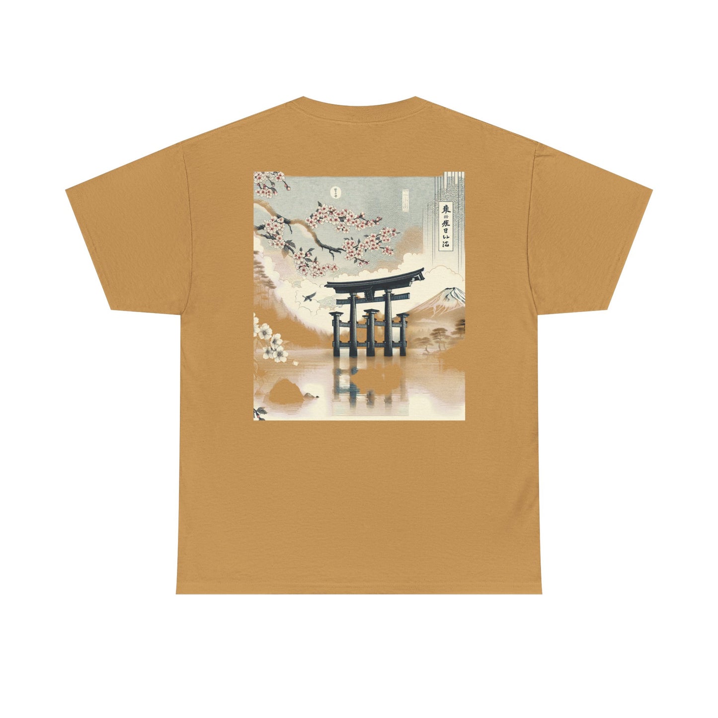 Japanese Torii Gate Unisex Tee - Strength and Tranquility Inspired Design