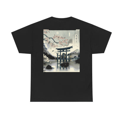 Japanese Torii Gate Unisex Tee - Strength and Tranquility Inspired Design